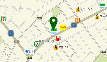 ファミリーマート市川相之川二丁目 共同出張所(イーネットATM)の地図画像