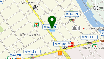 ファミリーマート福岡清川三丁目 共同出張所(イーネットATM)の地図画像