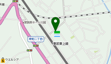 ファミリーマート川越岸町一丁目 共同出張所(イーネットATM)の地図画像