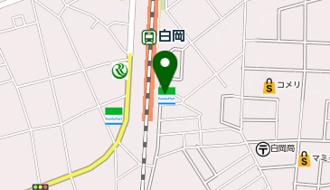 ファミリーマート白岡駅東口 共同出張所(イーネットATM)の地図画像