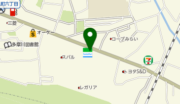 ファミリーマート立川新奥多摩街道 共同出張所(イーネットATM)の地図画像