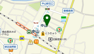 ファミリーマート中山駅北 共同出張所(イーネットATM)の地図画像