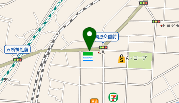 ファミリーマート湯河原土肥五丁目 共同出張所(イーネットATM)の地図画像