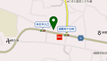 ファミリーマート国富十日町 共同出張所(イーネットATM)の地図画像