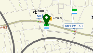 ファミリーマート所沢旭町 共同出張所(イーネットATM)の地図画像
