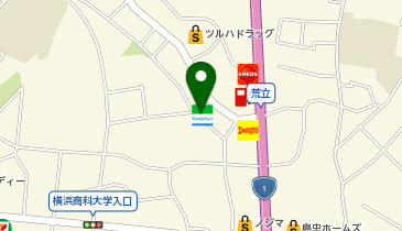 ファミリーマート鶴見荒立 共同出張所(イーネットATM)の地図画像