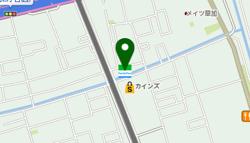 ファミリーマート草加旭町二丁目 共同出張所(イーネットATM)の地図画像