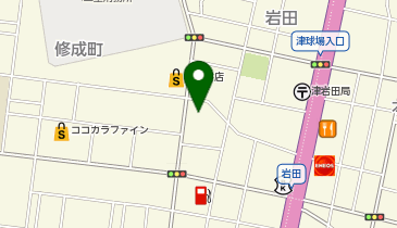 ファミリーマート津岩田町 共同出張所(イーネットATM)の地図画像