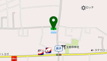 ファミリーマート筑後長浜/G 共同出張所(イーネットATM)の地図画像