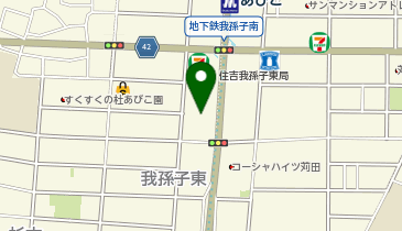 ファミリーマート地下鉄あびこ駅南 共同出張所(イーネットATM)の地図画像