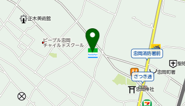 ファミリーマート小浦忠岡北 共同出張所(イーネットATM)の地図画像