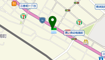 ファミリーマート横須賀三春町 共同出張所(イーネットATM)の地図画像