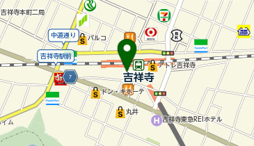 ファミリーマート吉祥寺駅南口 共同出張所(イーネットATM)の地図画像