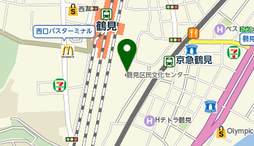 ファミリーマート鶴見駅東口 共同出張所(イーネットATM)の地図画像
