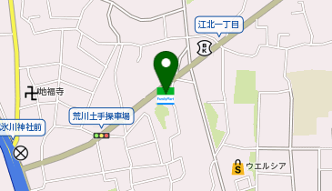 ファミリーマート江北二丁目 共同出張所(イーネットATM)の地図画像