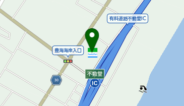 ファミリーマート九十九里不動堂 共同出張所(イーネットATM)の地図画像