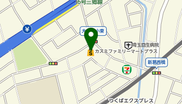 ファミリーマートプラスカスミ八潮大原 共同出張所(イーネットATM)の地図画像