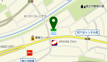 ファミリーマート八王子堀之内 共同出張所(イーネットATM)の地図画像