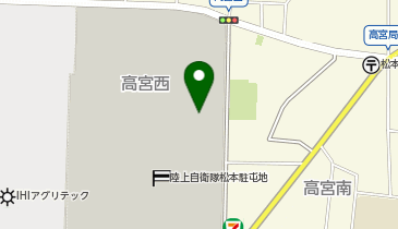 ファミリーマート松本駐屯地/S 共同出張所(イーネットATM)の地図画像