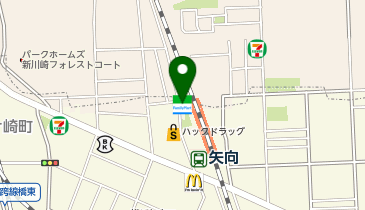 ファミリーマート矢向駅西 共同出張所(イーネットATM)の地図画像