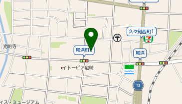 ファミリーマート尾浜町 共同出張所(イーネットATM)の地図画像