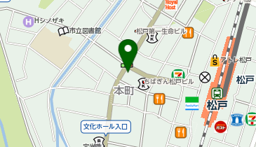 ファミリーマート松戸本町 共同出張所(イーネットATM)の地図画像