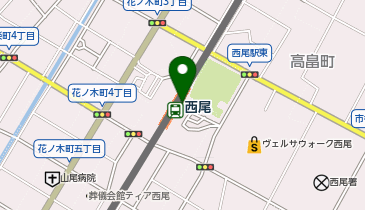 ファミリーマート西尾駅 共同出張所(イーネットATM)の地図画像