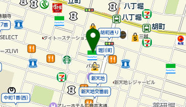 ファミリーマート広島金座街1号機 共同出張所(イーネットATM)の地図画像