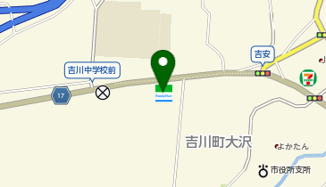 ファミリーマート吉川町大沢 共同出張所(イーネットATM)の地図画像