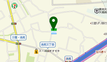 ファミリーマート池尻三丁目 共同出張所(イーネットATM)の地図画像