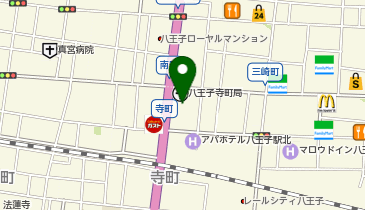 ファミリーマート八王子寺町 共同出張所(イーネットATM)の地図画像