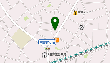 ファミリーマート大田上池台三丁目 共同出張所(イーネットATM)の地図画像
