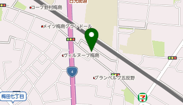 ファミリーマート足立四丁目 共同出張所(イーネットATM)の地図画像