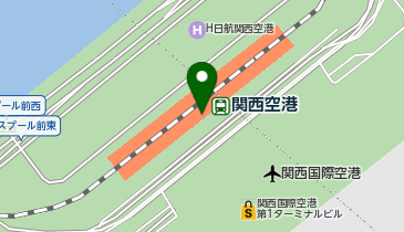 ファミリーマート関西空港駅 共同出張所(イーネットATM)の地図画像