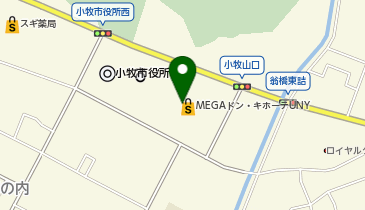(銀行LP)MEGAドン・キホーテUNY小牧店 共同出張所(イーネットATM)の地図画像