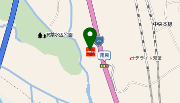 甲府双葉TSの地図画像