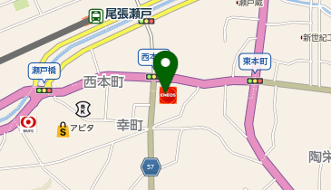 DDカーシャイン瀬戸SSの地図画像