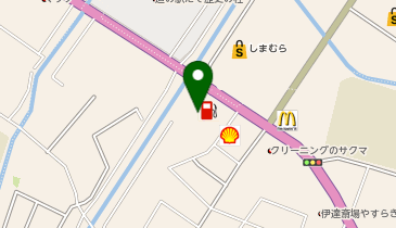 伊達インターSSの地図画像