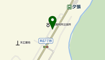 夕張末広SSの地図画像