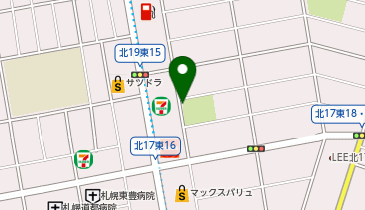 元町SSの地図画像