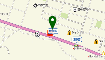 スーパーセルフワカサSSの地図画像