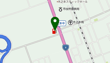 木之本SSの地図画像