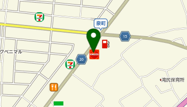 いわき泉SSの地図画像