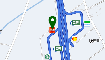 関越自動車道(下り)三芳パーキングエリアSSの地図画像