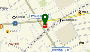 Dr.Driveセルフ東所沢店の地図画像