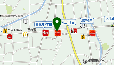プラザ片江SSの地図画像