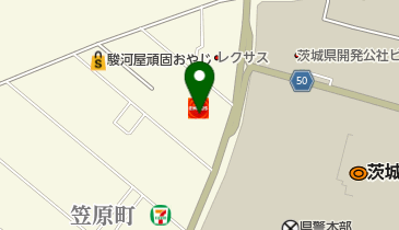 水戸ガーデンSSの地図画像