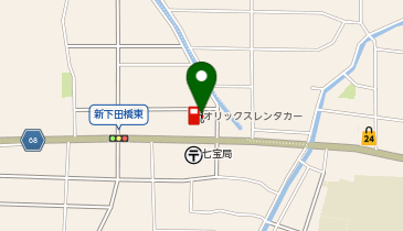 Dr.Driveセルフ七宝下田SSの地図画像