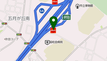 名神吹田SAの地図画像