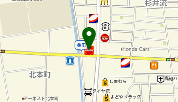 ビッグ・ウェ-ヴ高知SSの地図画像